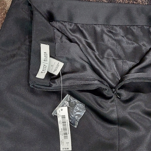 White House Black Market Cocktail Rhinestone Pencil Skirt Sz 0 Designer Fit - Picture 6 of 9